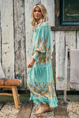Banjo Dress - Mint Madagascar