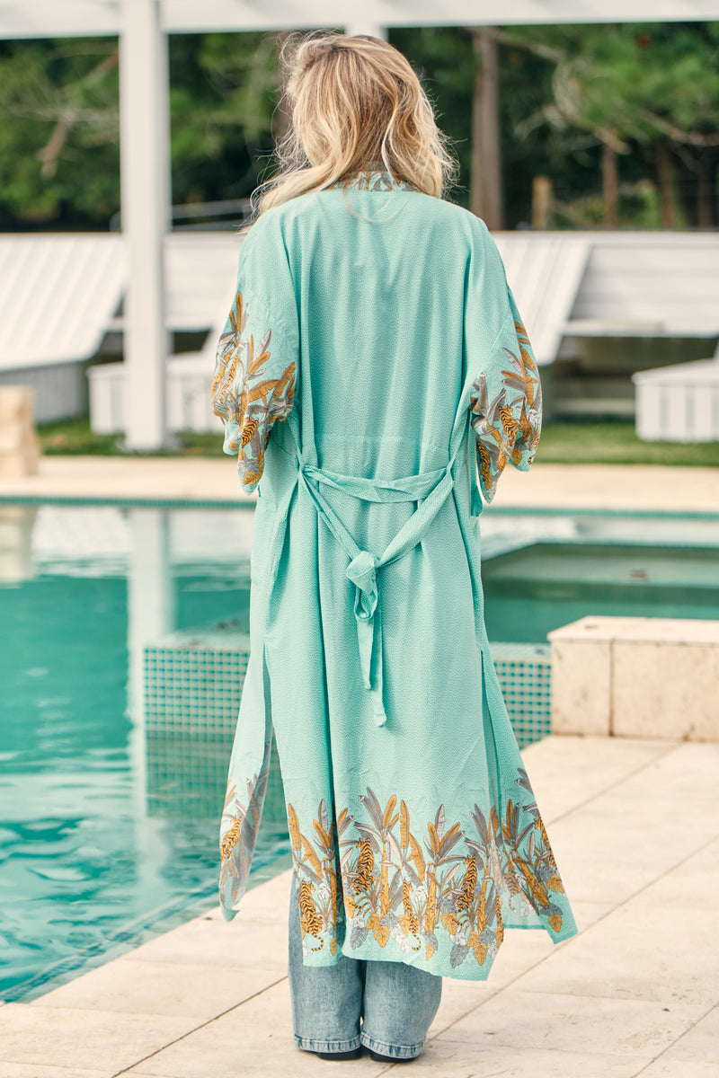 Kelle Kimono - Mint Madagascar