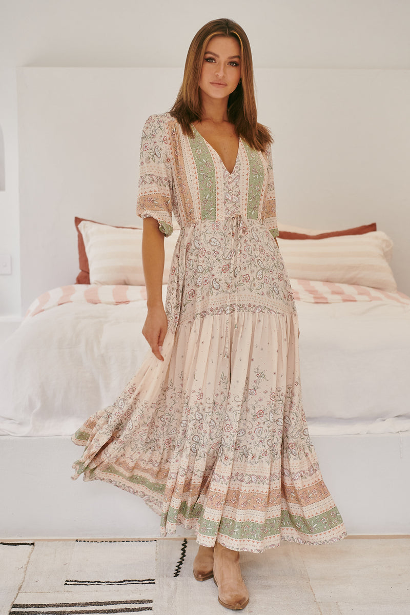 Tessa Maxi Dress -  Mist Flower