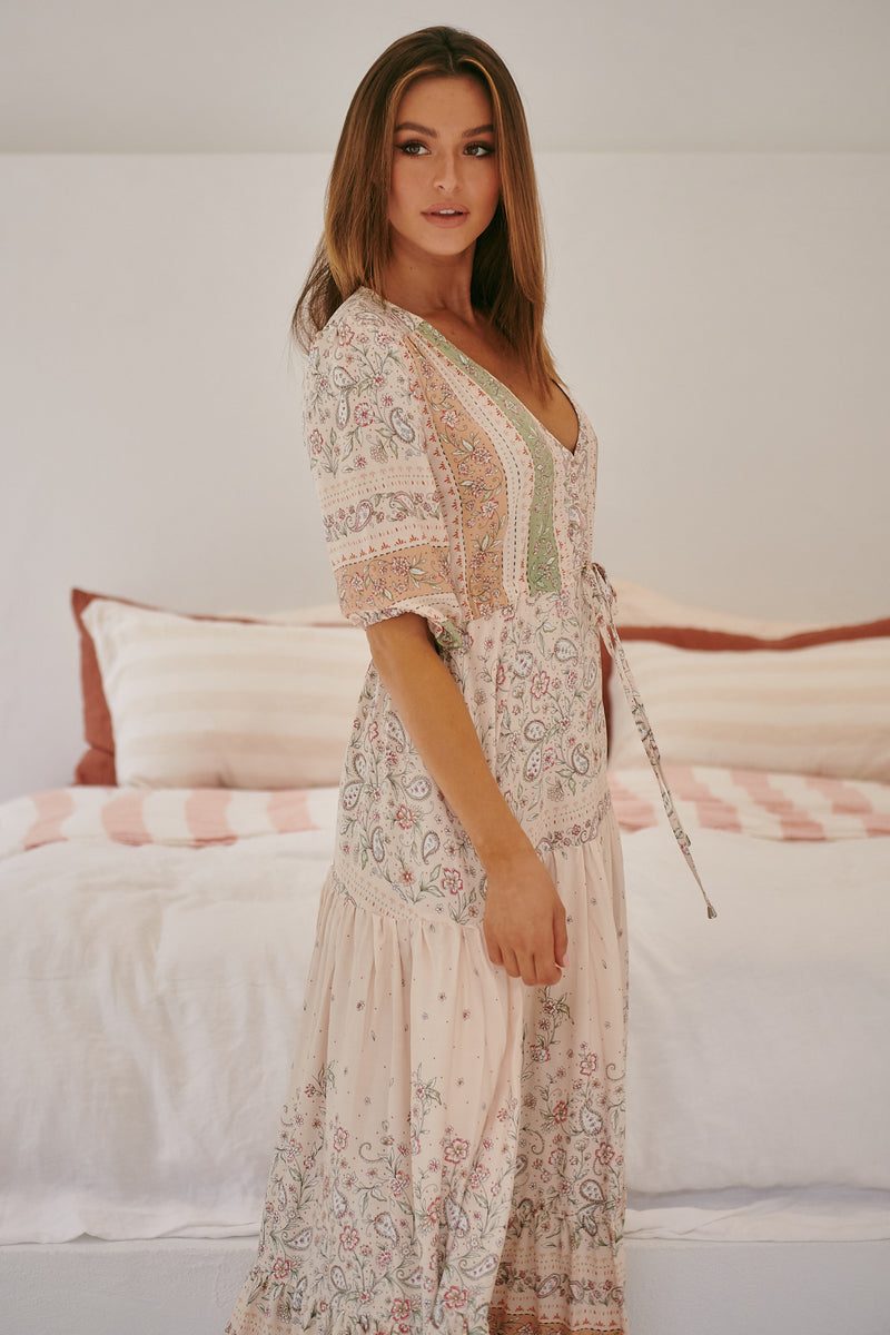 Tessa Maxi Dress -  Mist Flower