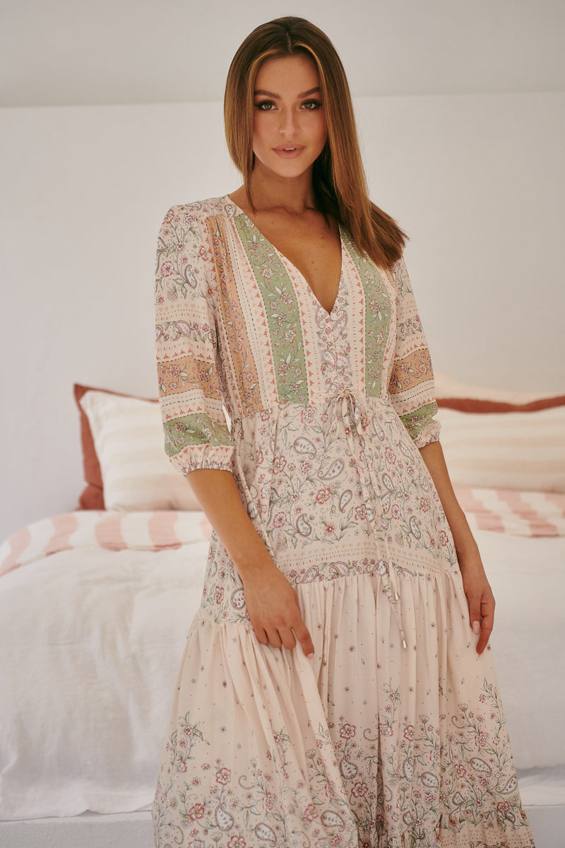 Tessa Maxi Dress -  Mist Flower