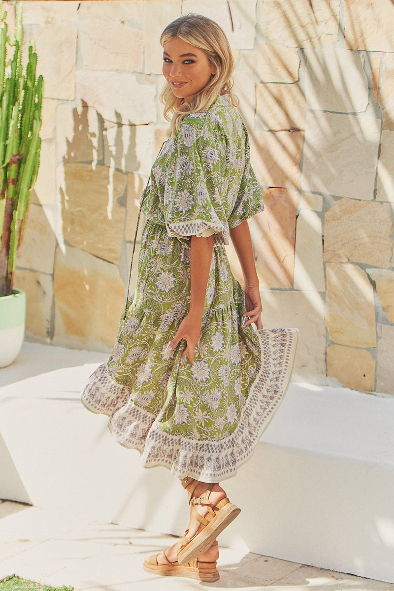 Jasmine Midi Dress - Mojito