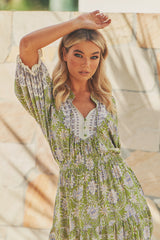 Jasmine Midi Dress - Mojito