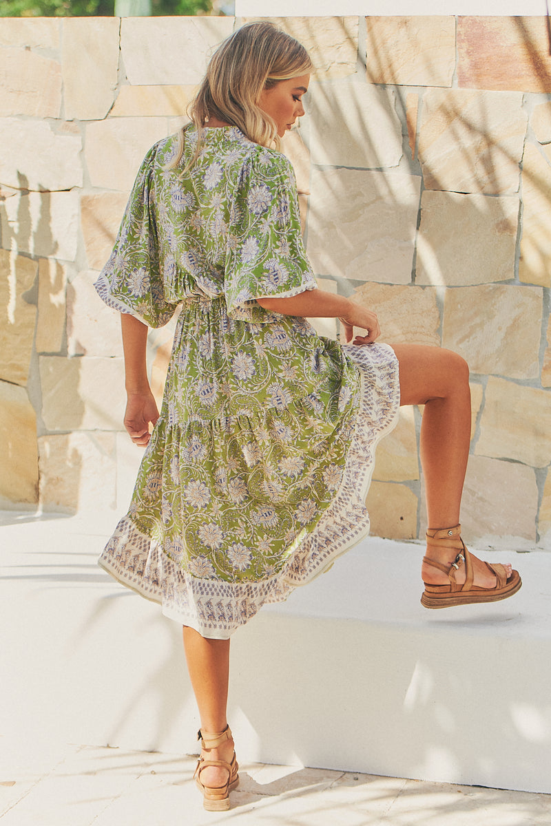 Jasmine Midi Dress - Mojito