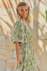 Jasmine Midi Dress - Mojito