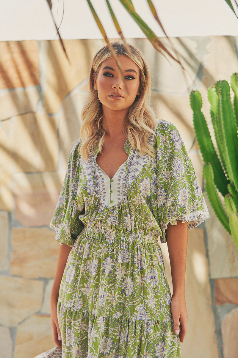 Jasmine Midi Dress - Mojito