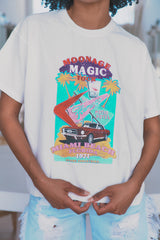 Boyfriend Tee - Moonage Magic White