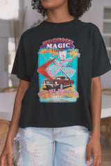 Boyfriend Tee - Moonage Magic Black