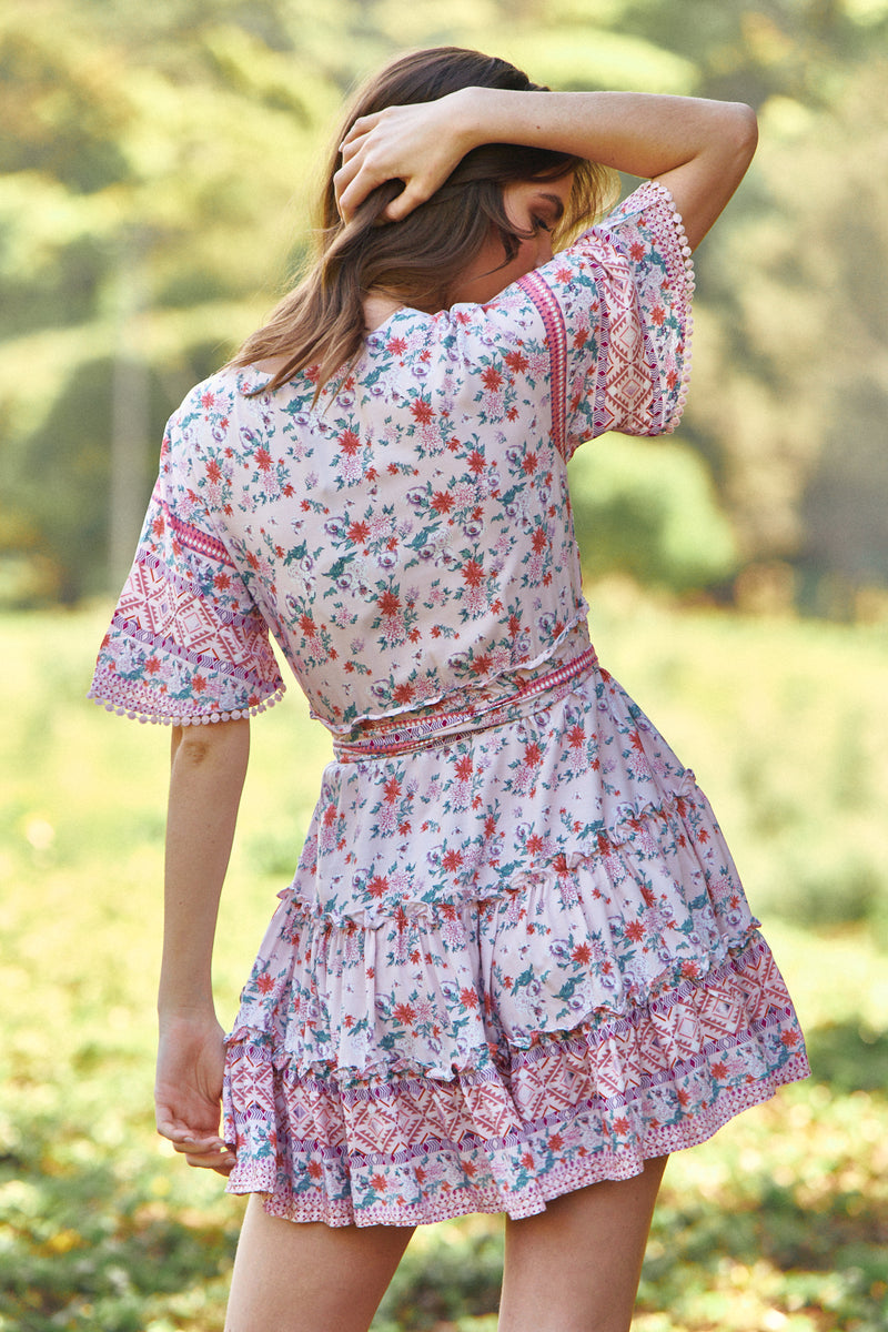 Daya Short Sleeve Dress - Nadira
