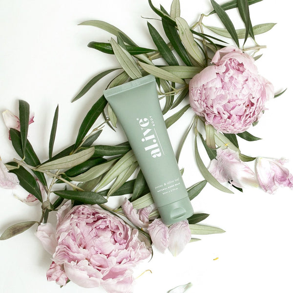 Natural Hand Balm - Peony and Olive Leaf