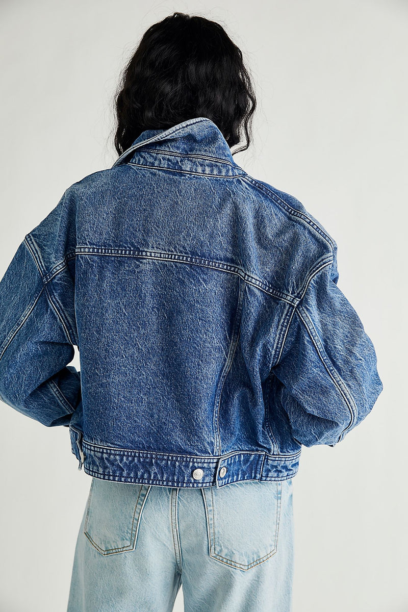 Now or Never Denim Jacket - Gemini Wash