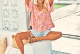 Gabriella Top - Pink Avalon