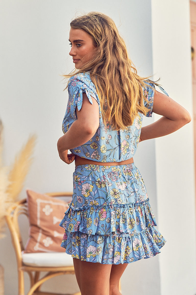 Leema Top - Poppies