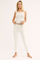 Raw High Rise Jegging - Tea