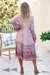 Lotte Dress - Rose Quartz