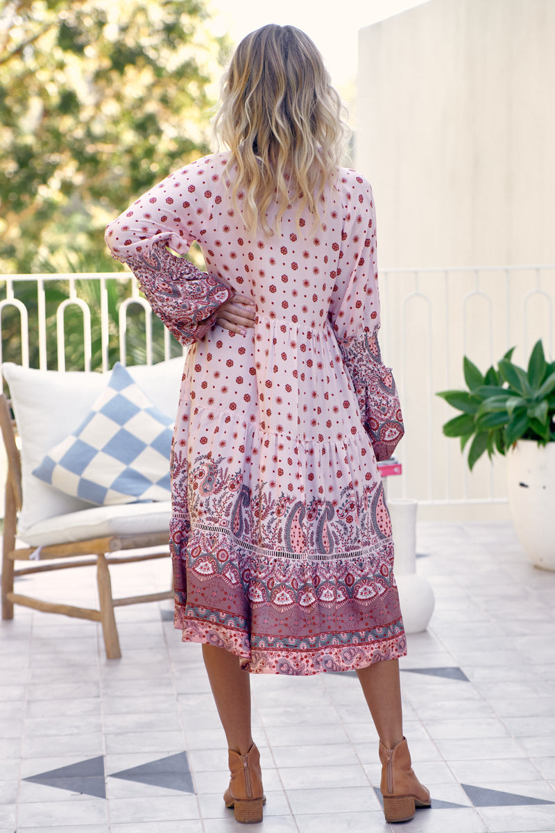 Lotte Dress - Rose Quartz