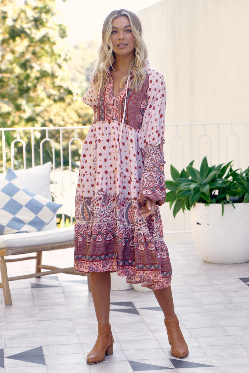 Lotte Dress - Rose Quartz