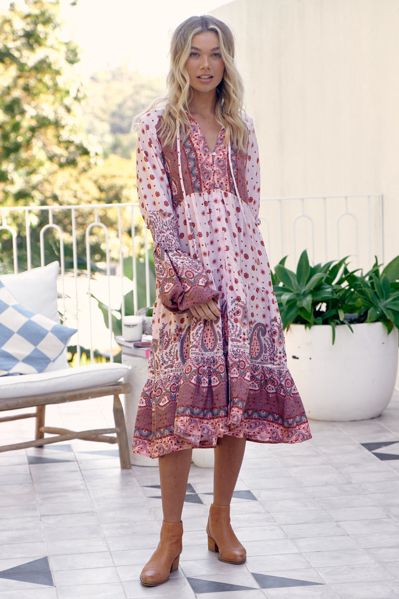 Lotte Dress - Rose Quartz