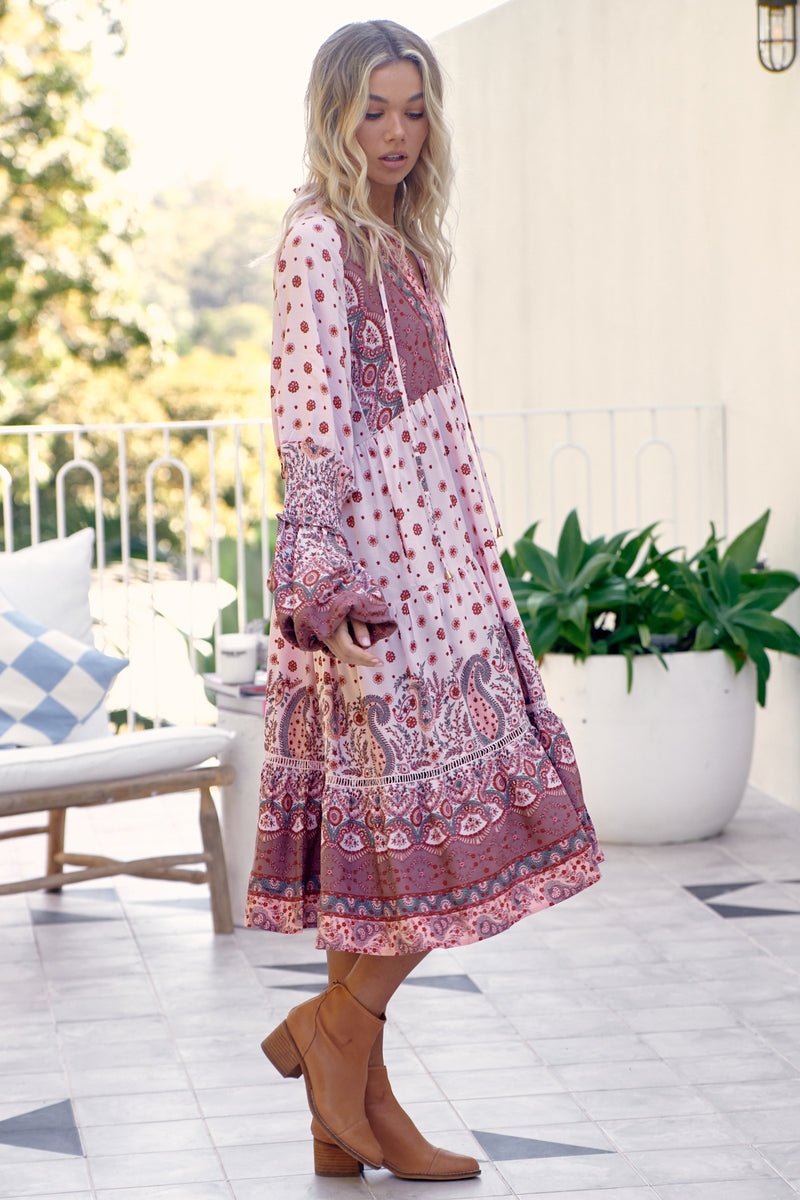 Lotte Dress - Rose Quartz