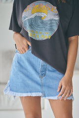 Sabina - Vintage Blue Denim Skirt