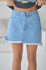 Sabina - Vintage Blue Denim Skirt