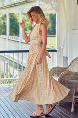 Endless Summer Maxi Dress - Sand Flower