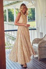 Endless Summer Maxi Dress - Sand Flower