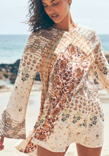 Stevie Printed Tunic - Tea Combo