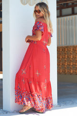 Saria Maxi Dress - Sunset