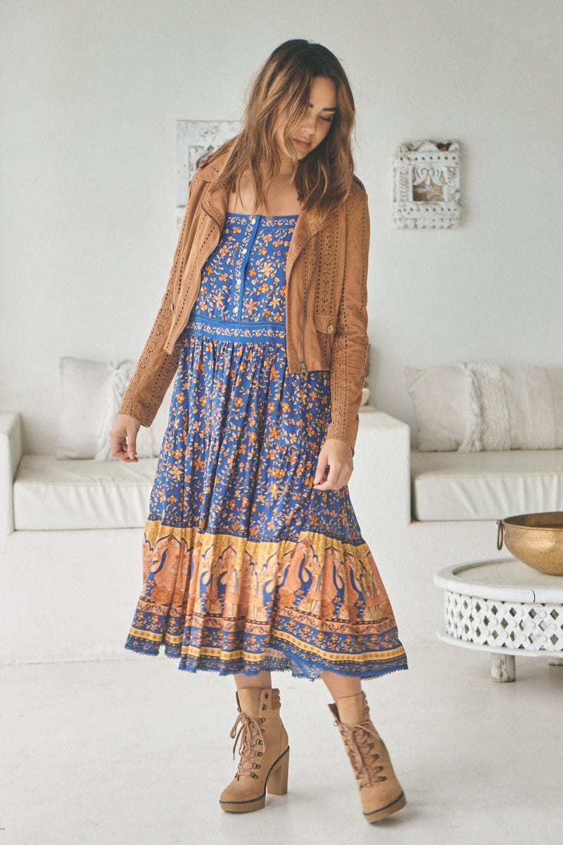 Swan Lake Midnight Blue - Rosella Gypsy Dress