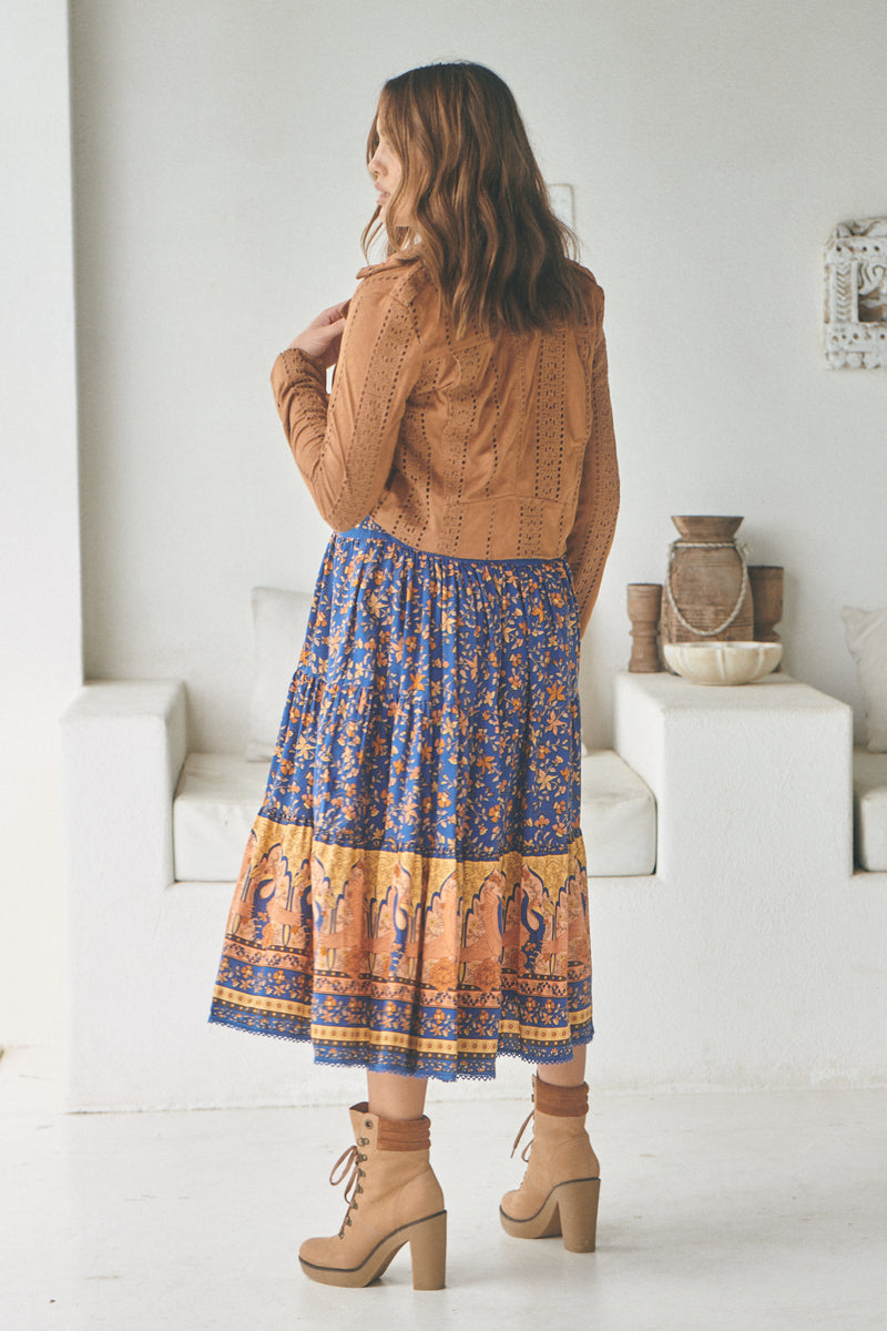 Swan Lake Midnight Blue - Rosella Gypsy Dress