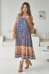 Swan Lake Midnight Blue - Rosella Gypsy Dress