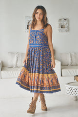 Swan Lake Midnight Blue - Rosella Gypsy Dress