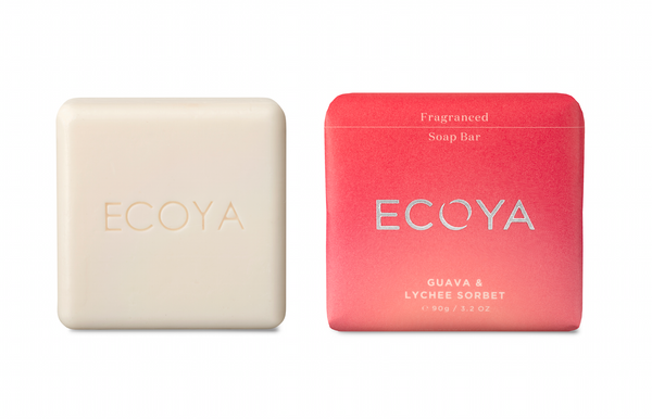 ECOYA Guava & Lychee Sorbet Fragranced Soap Bar