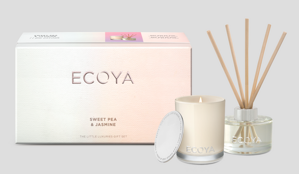 ECOYA Sweet Pea & Jasmine Little Luxuries Gift Set