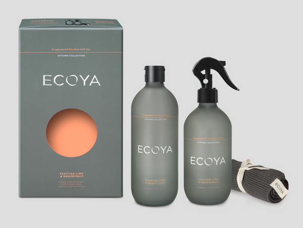 ECOYA Tahitian Lime & Grapefruit Kitchen Gift Set