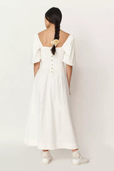 Aint she beaut Midi Dress ~ Ivory