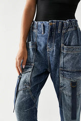 Hazel Pull-On Drop-Waist Jeans ~ Free People