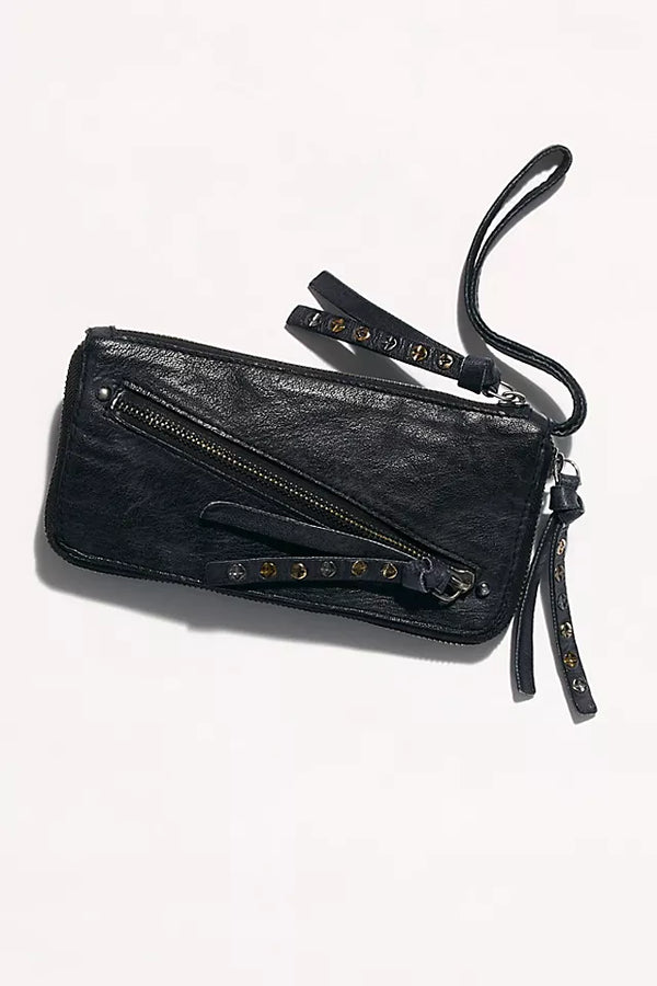 Distressed Wallet - Black