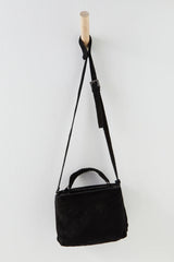 Cody suede cross body bag - Black