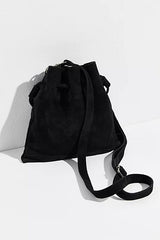 Billie suede cross body bag - True Black